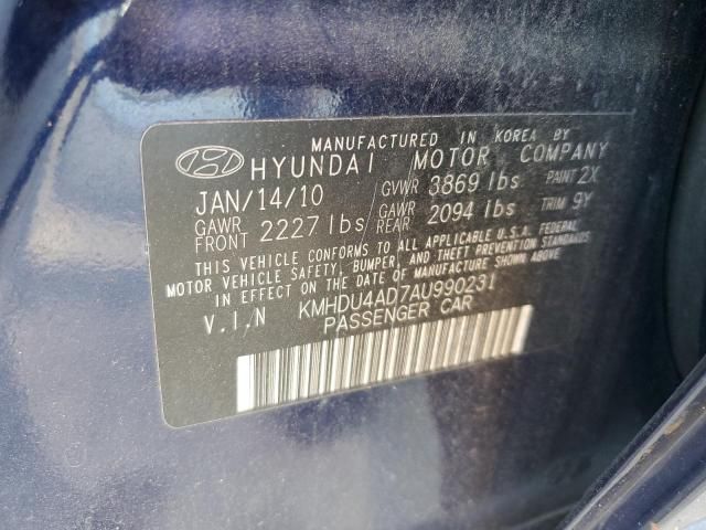 2010 Hyundai Elantra Blue