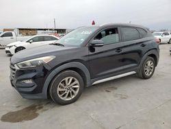 Salvage cars for sale at Grand Prairie, TX auction: 2017 Hyundai Tucson Limited