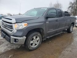 Salvage cars for sale from Copart London, ON: 2016 Toyota Tundra Double Cab SR