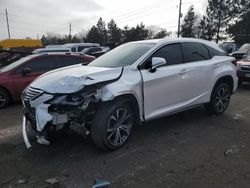 Salvage cars for sale at Denver, CO auction: 2018 Lexus RX 350 Base