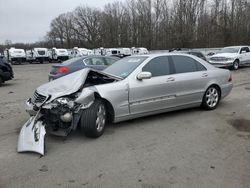 Salvage cars for sale at Glassboro, NJ auction: 2004 Mercedes-Benz S 430 4matic