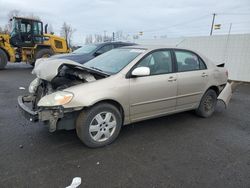 Salvage cars for sale at Portland, OR auction: 2005 Toyota Corolla CE