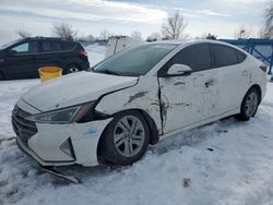 Salvage cars for sale from Copart Ontario Auction, ON: 2019 Hyundai Elantra SEL