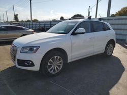 Salvage cars for sale at Miami, FL auction: 2017 Audi Q5 Premium