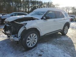 Salvage cars for sale at North Billerica, MA auction: 2020 Ford Explorer Limited