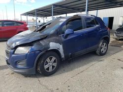 Chevrolet salvage cars for sale: 2015 Chevrolet Trax 1LT