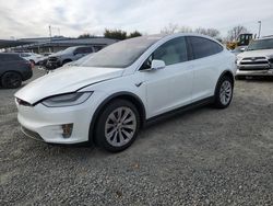 Carros salvage sin ofertas aún a la venta en subasta: 2020 Tesla Model X