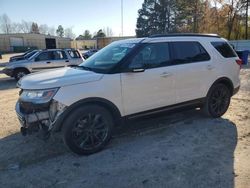 Ford Explorer salvage cars for sale: 2017 Ford Explorer XLT