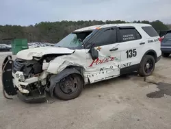 Salvage cars for sale at Florence, MS auction: 2018 Ford Explorer Police Interceptor