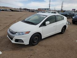 Salvage cars for sale at Colorado Springs, CO auction: 2014 Honda Insight