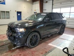 Salvage cars for sale at Angola, NY auction: 2018 Dodge Durango SXT