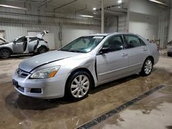 Salvage cars for sale at York Haven, PA auction: 2007 Honda Accord EX