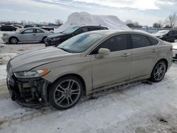 Salvage cars for sale from Copart London, ON: 2015 Ford Fusion Titanium