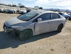 Salvage cars for sale at San Martin, CA auction: 2009 Honda Civic EX