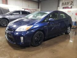 Salvage cars for sale at Elgin, IL auction: 2015 Toyota Prius