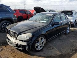 Salvage cars for sale at Elgin, IL auction: 2010 Mercedes-Benz C 300 4matic