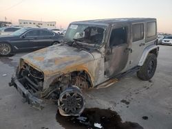 Salvage cars for sale at Grand Prairie, TX auction: 2014 Jeep Wrangler Unlimited Sport