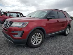 Salvage cars for sale from Copart Riverview, FL: 2017 Ford Explorer XLT