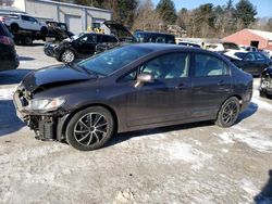 Salvage cars for sale at Mendon, MA auction: 2011 Honda Civic LX