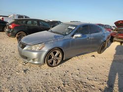 Salvage cars for sale from Copart San Antonio, TX: 2010 Lexus IS 250