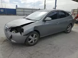 Hyundai salvage cars for sale: 2010 Hyundai Elantra Blue