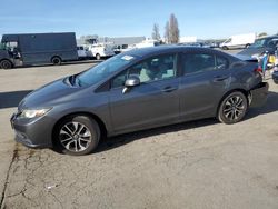 Salvage cars for sale at Hayward, CA auction: 2013 Honda Civic EX