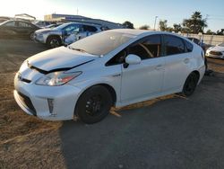 Salvage cars for sale at San Diego, CA auction: 2015 Toyota Prius