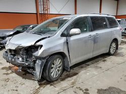 Toyota salvage cars for sale: 2013 Toyota Sienna XLE