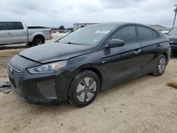 Salvage cars for sale at San Antonio, TX auction: 2017 Hyundai Ioniq Blue