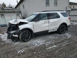 Ford Explorer salvage cars for sale: 2018 Ford Explorer XLT