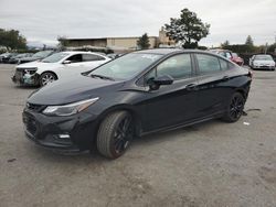 Chevrolet salvage cars for sale: 2018 Chevrolet Cruze LT