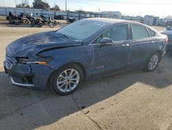 Salvage cars for sale at Nampa, ID auction: 2019 Ford Fusion SEL