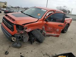 Salvage cars for sale at Wilmer, TX auction: 2015 Toyota Tundra Crewmax SR5