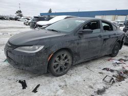 Chrysler Vehiculos salvage en venta: 2015 Chrysler 200 S