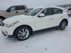 Salvage cars for sale at Wayland, MI auction: 2015 Infiniti QX50