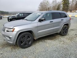 Vehiculos salvage en venta de Copart Concord, NC: 2014 Jeep Grand Cherokee Overland