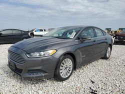 Salvage cars for sale at Taylor, TX auction: 2016 Ford Fusion SE Hybrid