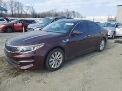 Salvage cars for sale at auction: 2016 KIA Optima EX