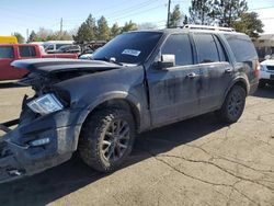 Salvage cars for sale at Denver, CO auction: 2017 Ford Expedition Limited