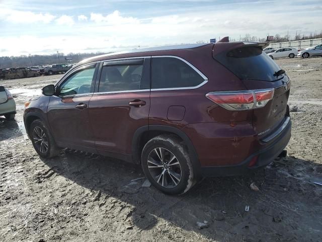 2016 Toyota Highlander XLE