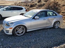 Salvage cars for sale at Reno, NV auction: 2013 Mercedes-Benz C 300 4matic