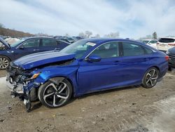 Salvage cars for sale at West Warren, MA auction: 2018 Honda Accord Sport