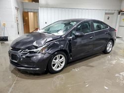 Chevrolet Vehiculos salvage en venta: 2017 Chevrolet Cruze LT