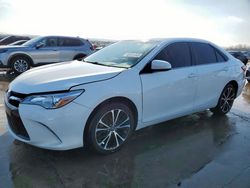 Salvage cars for sale at Grand Prairie, TX auction: 2015 Toyota Camry LE