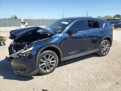 Salvage cars for sale at Homestead, FL auction: 2021 Mazda CX-5 Signature