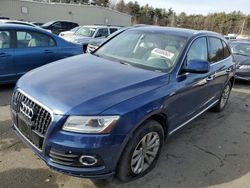 Salvage cars for sale from Copart Exeter, RI: 2015 Audi Q5 Premium Plus