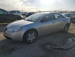 Salvage cars for sale at Indianapolis, IN auction: 2007 Pontiac G6 Value Leader