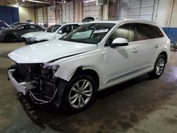 Salvage cars for sale at Woodhaven, MI auction: 2019 Audi Q7 Premium Plus