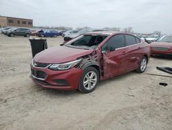 2017 Chevrolet Cruze LT en venta en Kansas City, KS