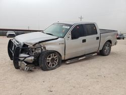 Salvage cars for sale at Andrews, TX auction: 2008 Ford F150 Supercrew